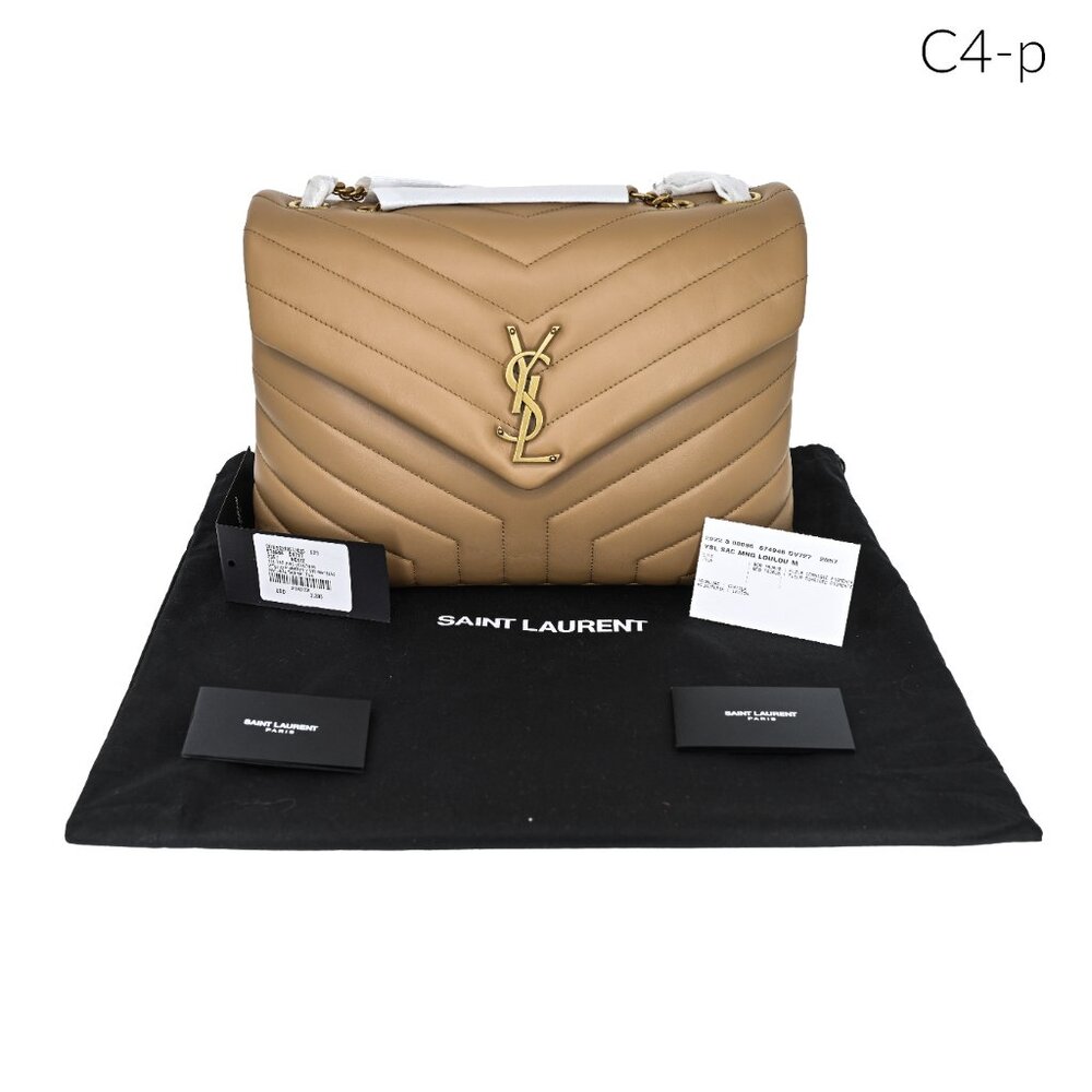 Saint Laurent Medium Monogram Loulou Quilted Leather Shoulder Bag - Picture 7 of 10